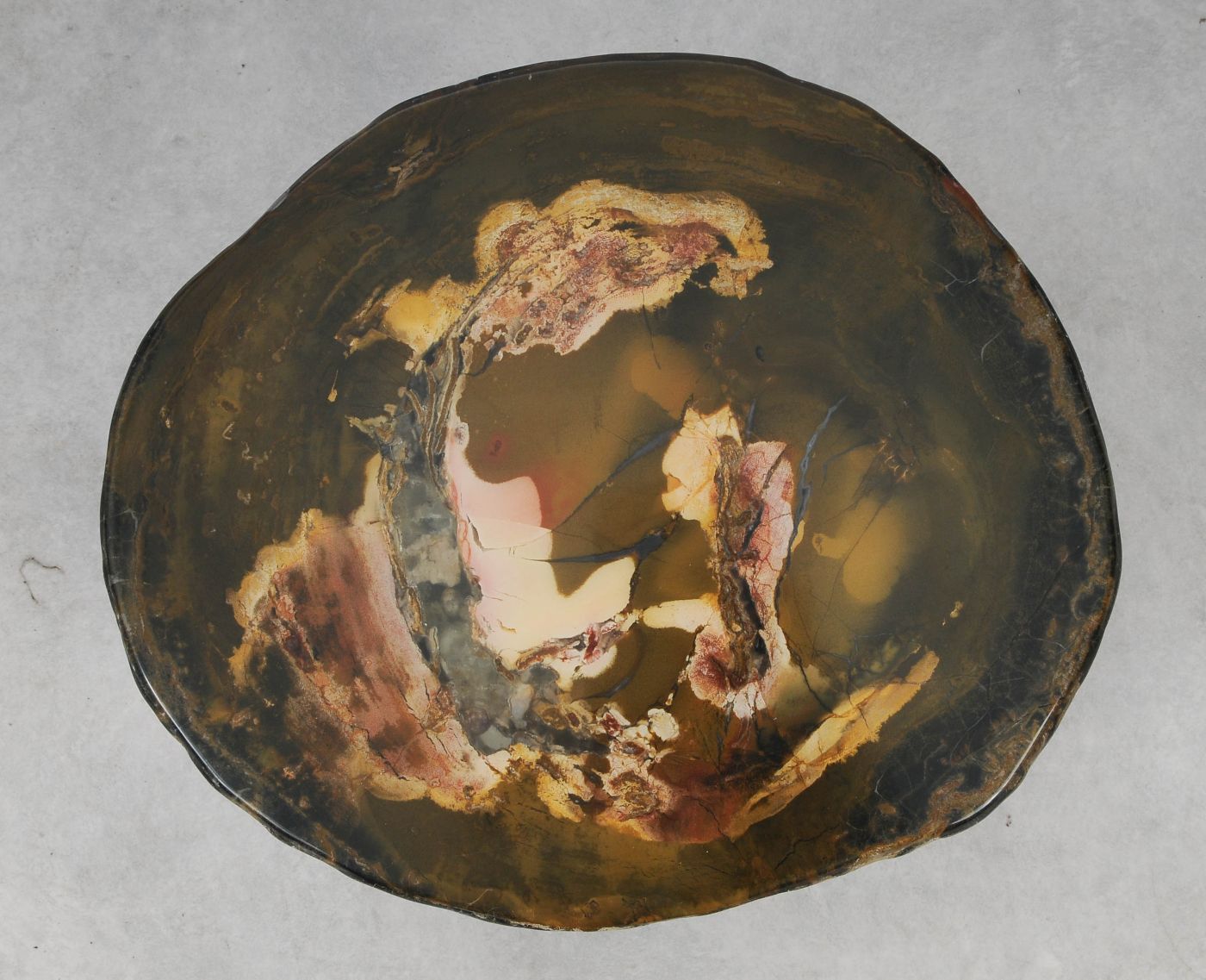 Lastra per tavolino in legno fossile - 53357