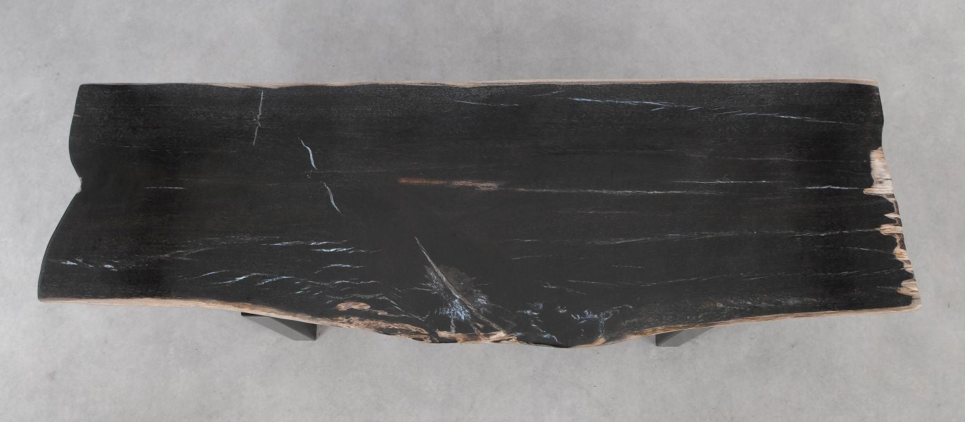 Tavolo consolle in legno pietrificato - 54268 - Esotika