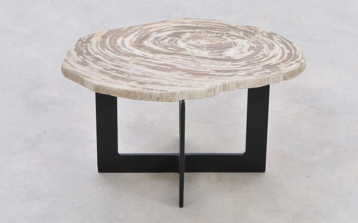 Lastra per tavolino in legno fossile - 42282h