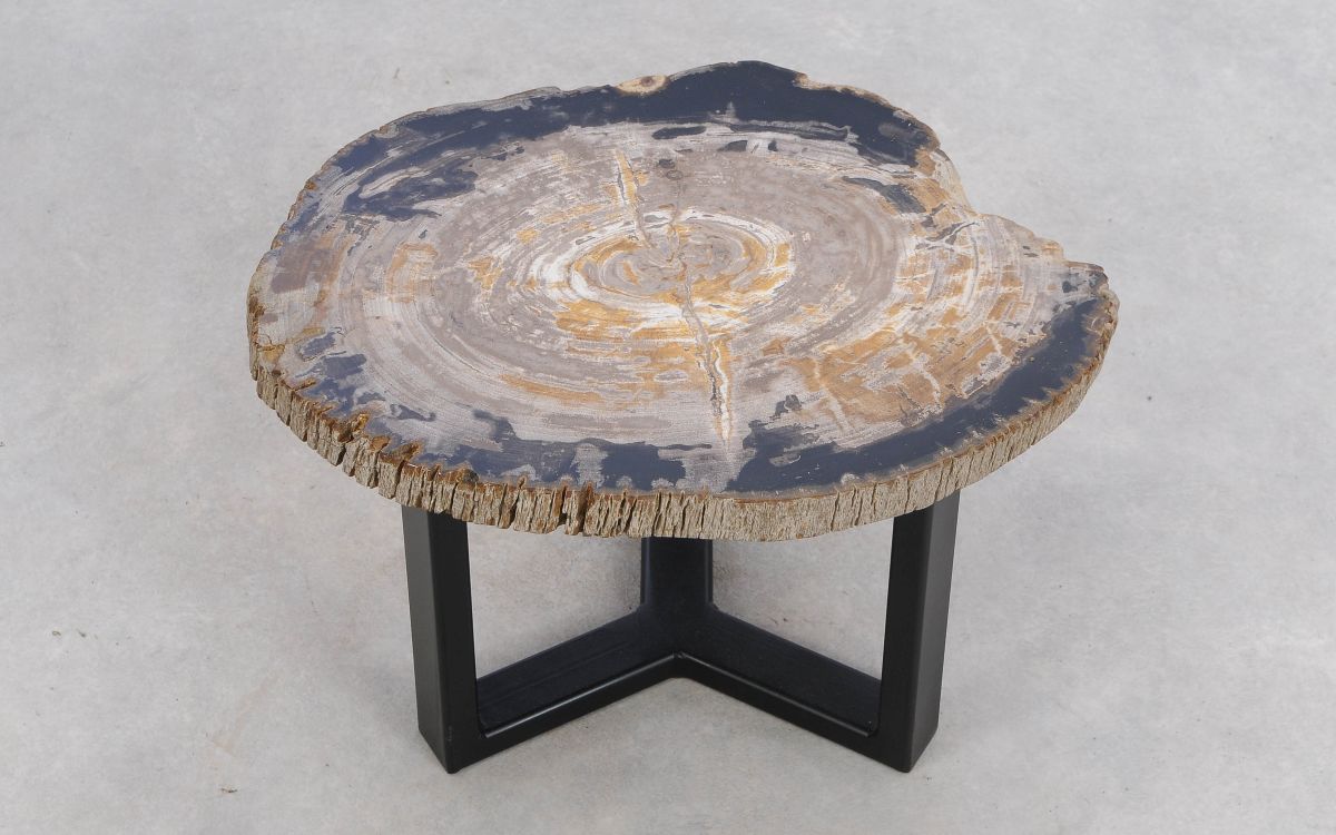 Lastra per tavolino in legno fossile - 49353i