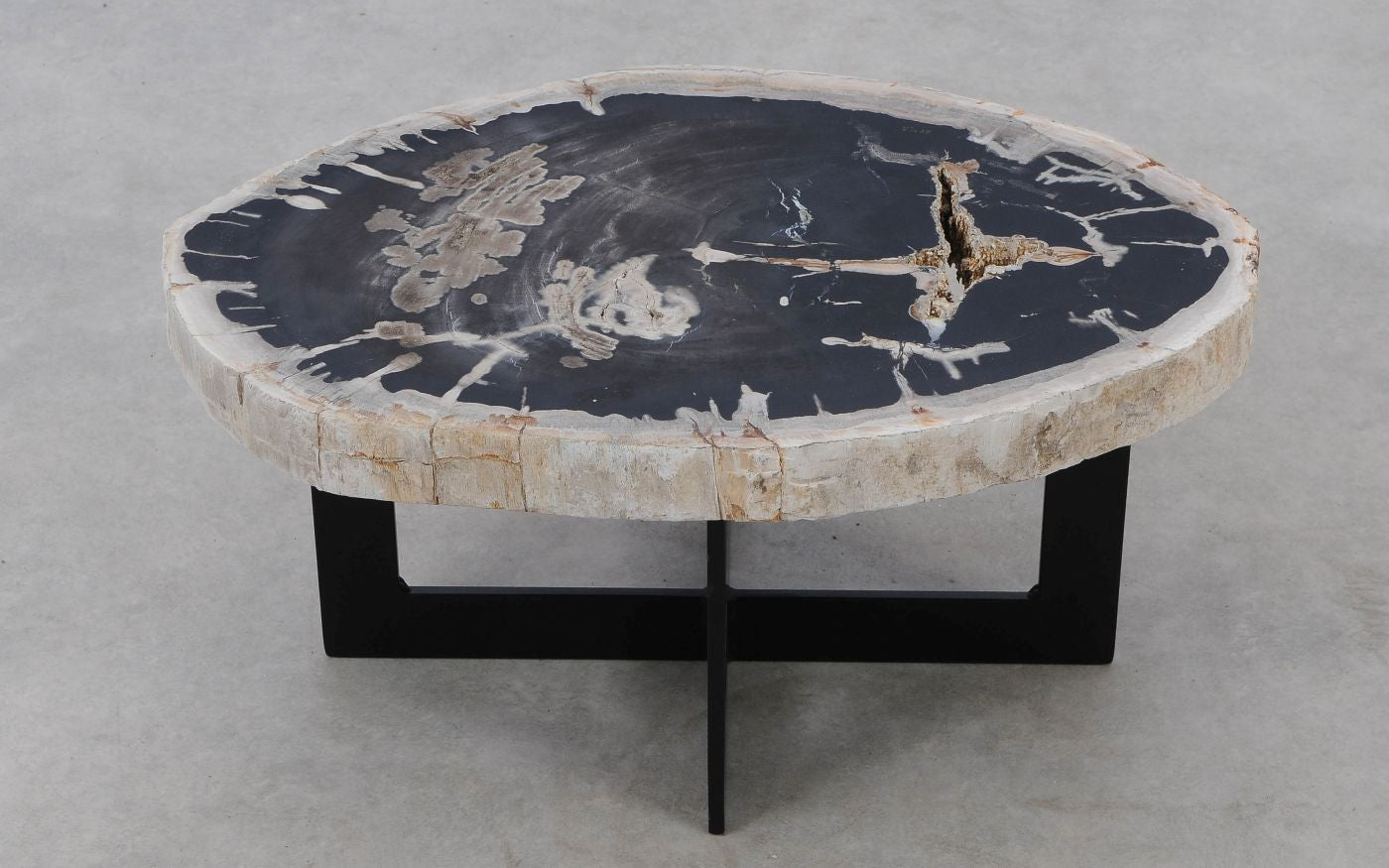 Lastra per tavolino in legno fossile - 52303