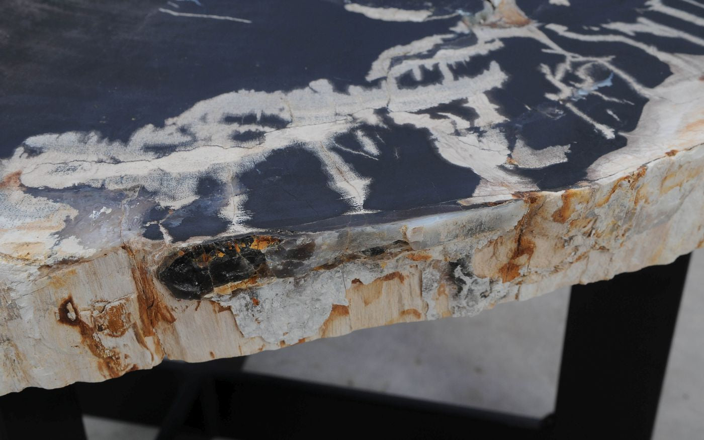 Lastra per tavolino in legno fossile - 52303