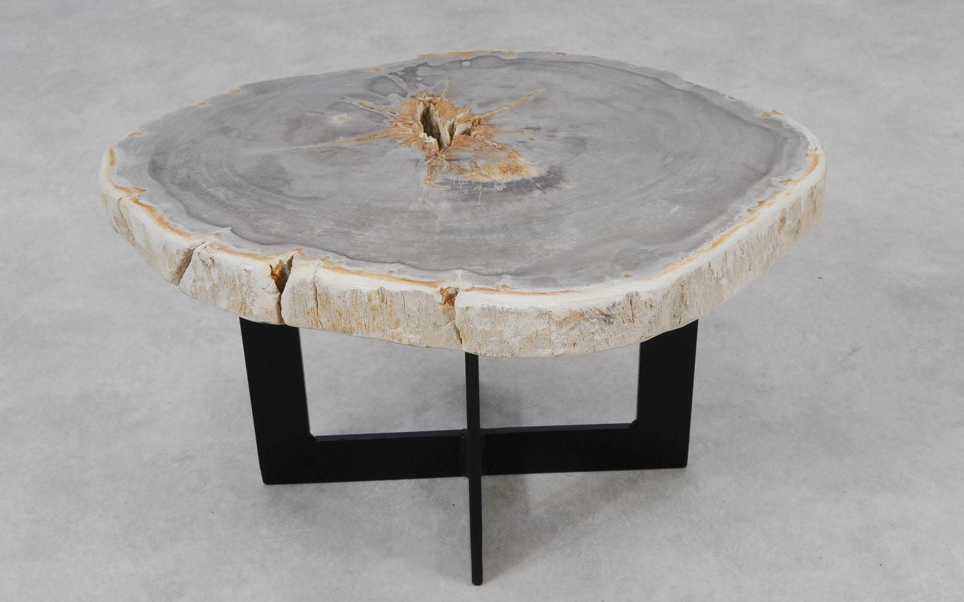 Lastra per tavolino in legno fossile - 55196