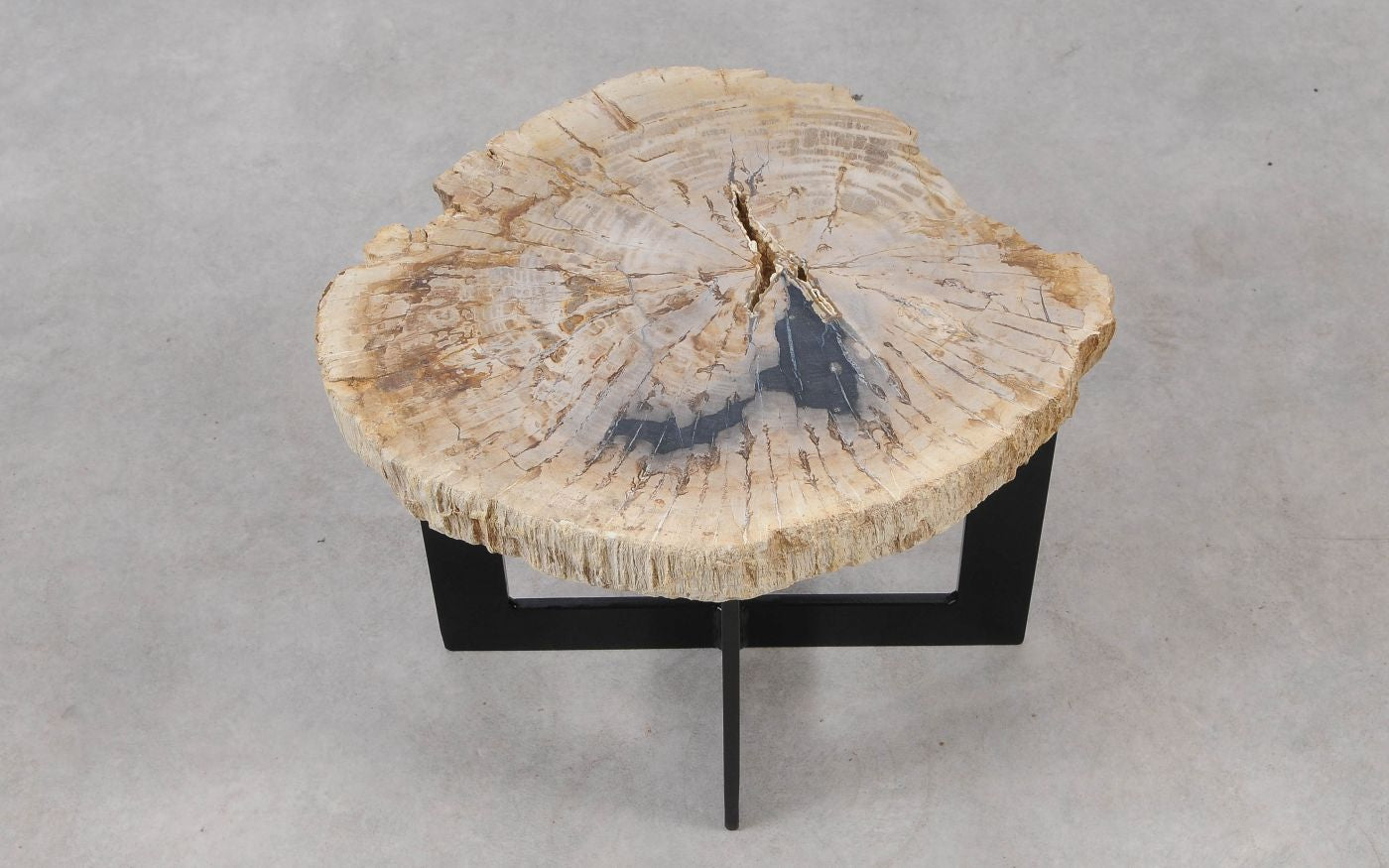 Lastra per tavolino in legno fossile - 55307