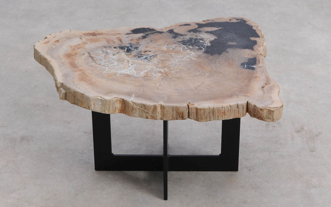 Lastra per tavolino in legno fossile - 59279