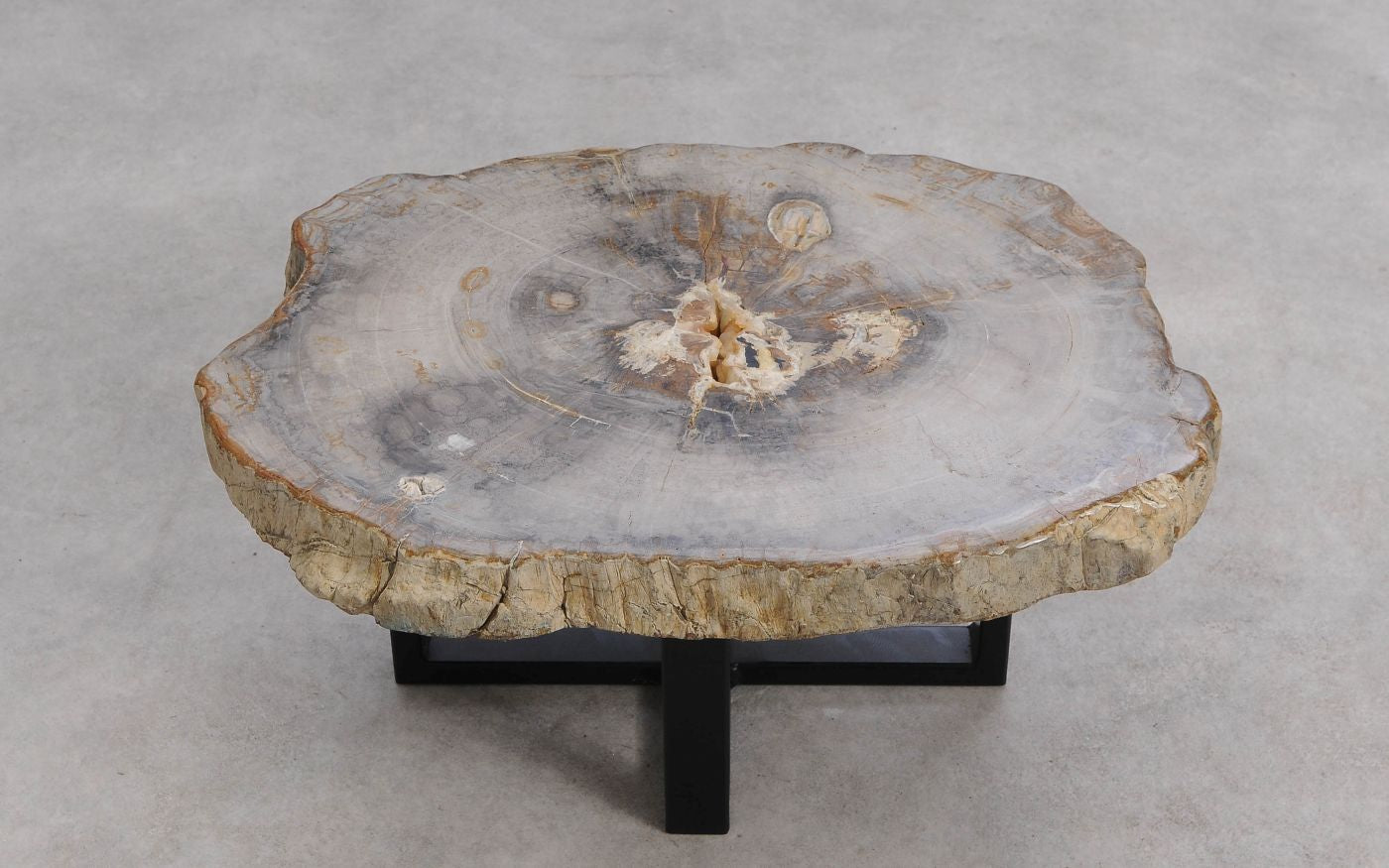 Lastra per tavolino in legno fossile - 60347