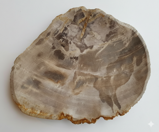 Piatto in legno fossile - 32108A