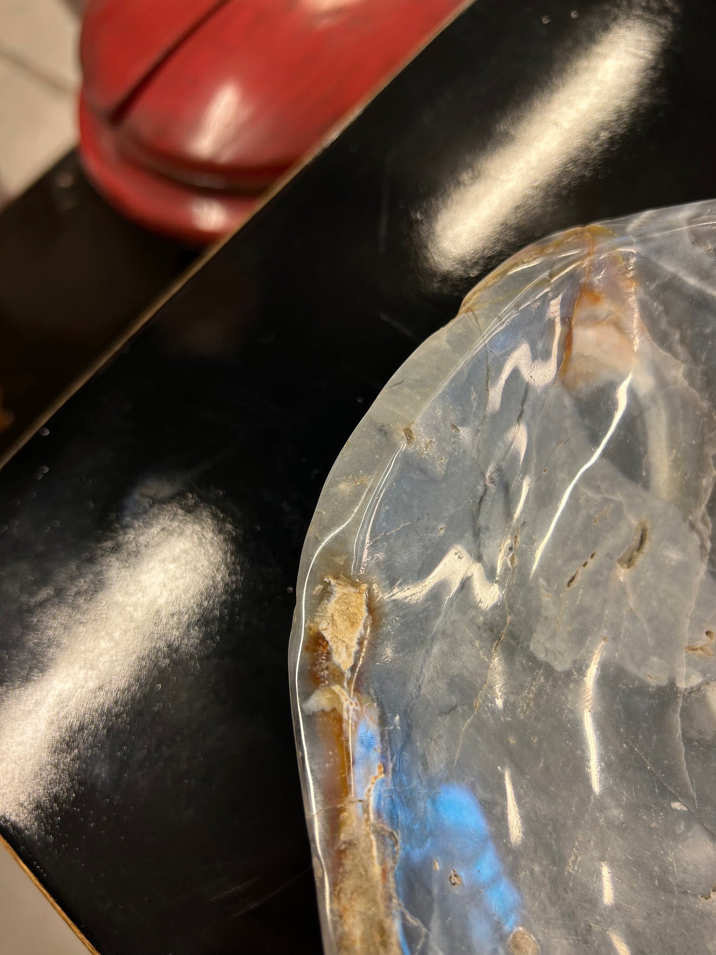 Ciotola in legno pietrificato - 58034