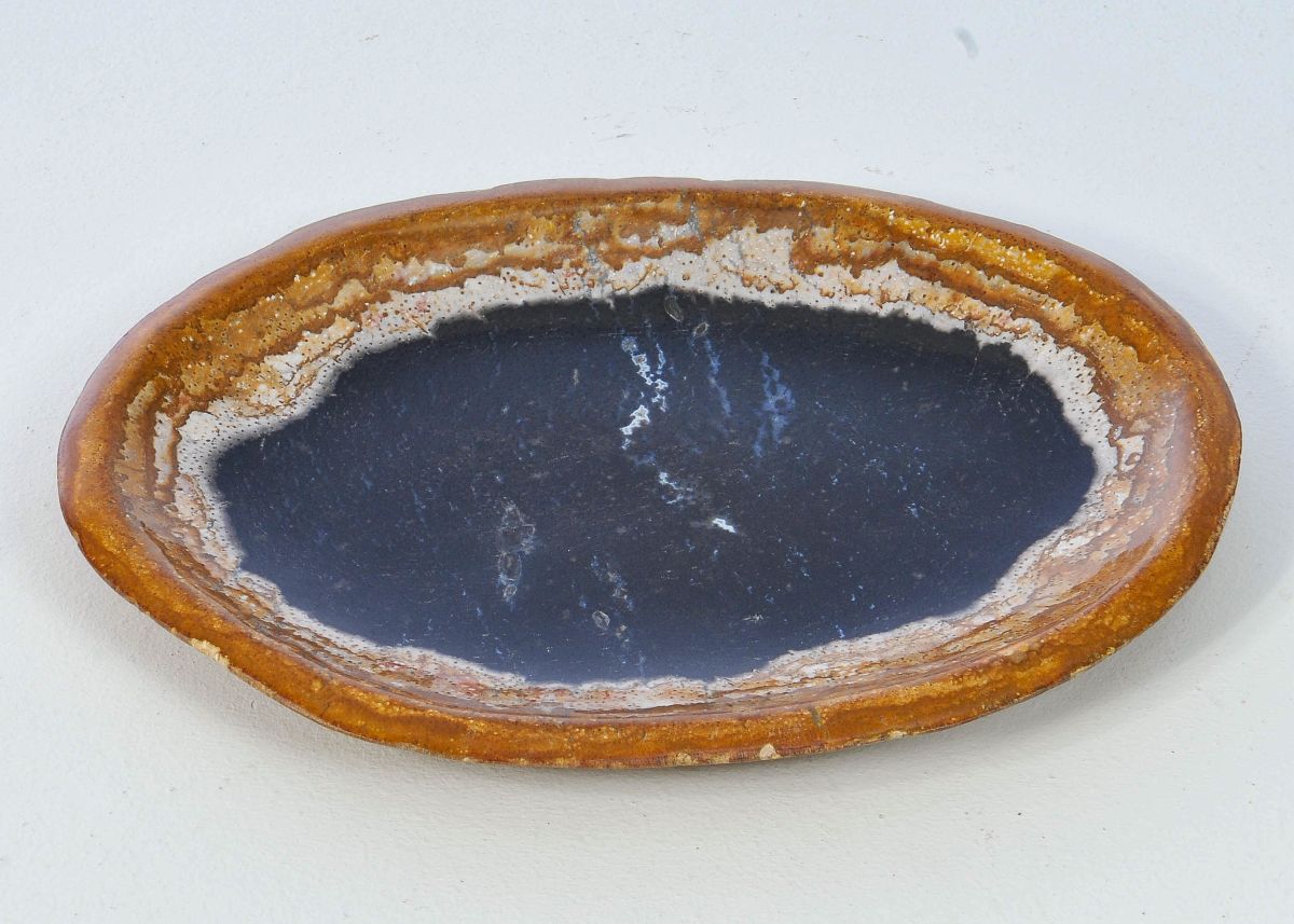 Ciotola in legno pietrificato - 38011i