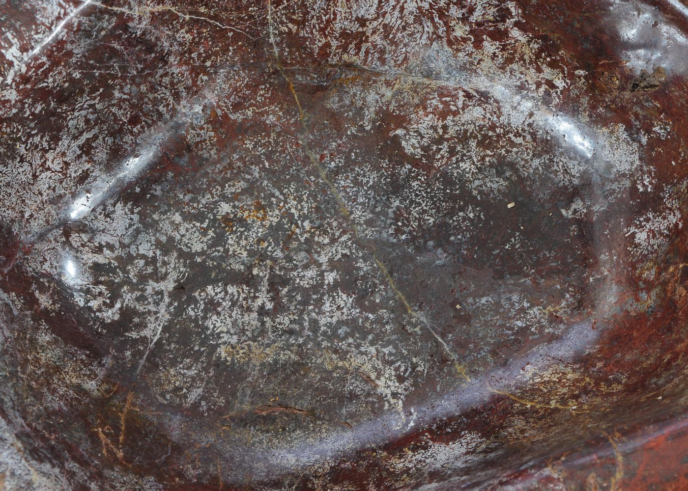 Ciotola in legno pietrificato - 54039