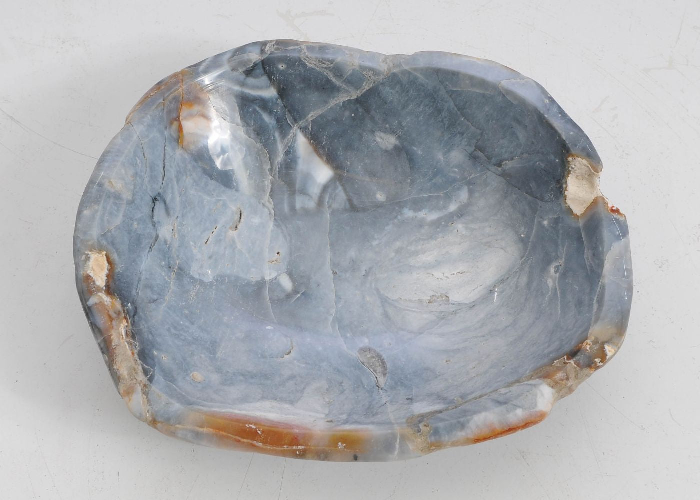 Ciotola in legno pietrificato - 58034