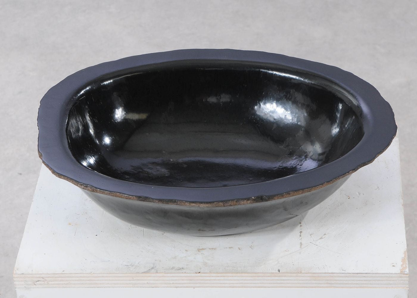 Piatto in legno fossile - 54046