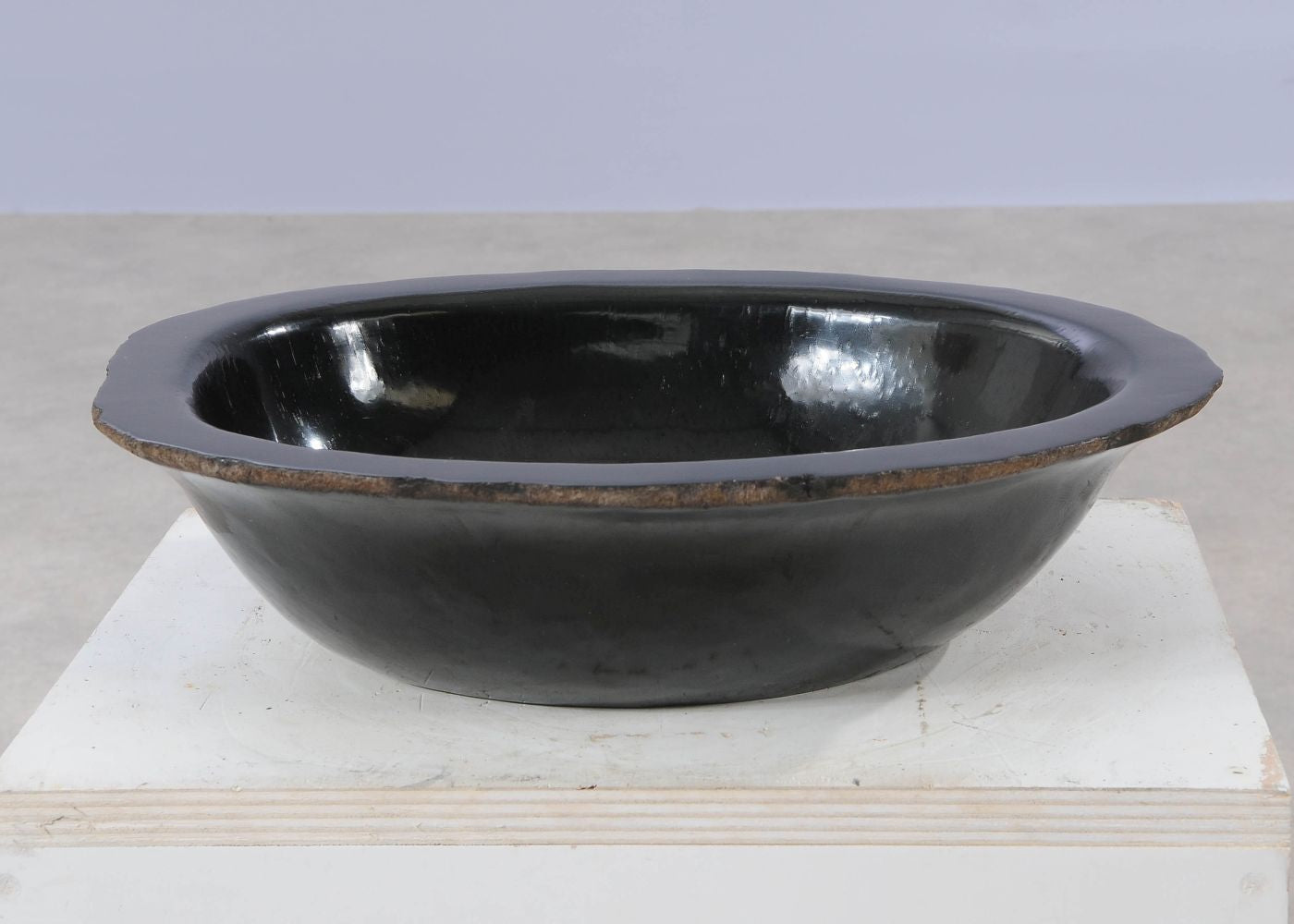 Piatto in legno fossile - 54046