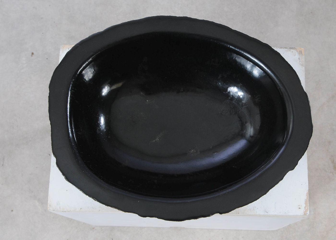 Piatto in legno fossile - 54046
