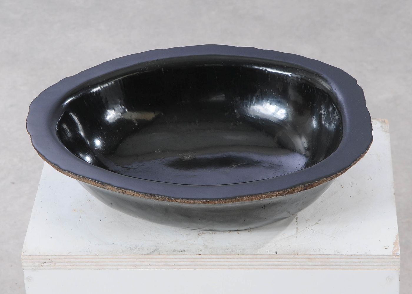 Piatto in legno fossile - 54046