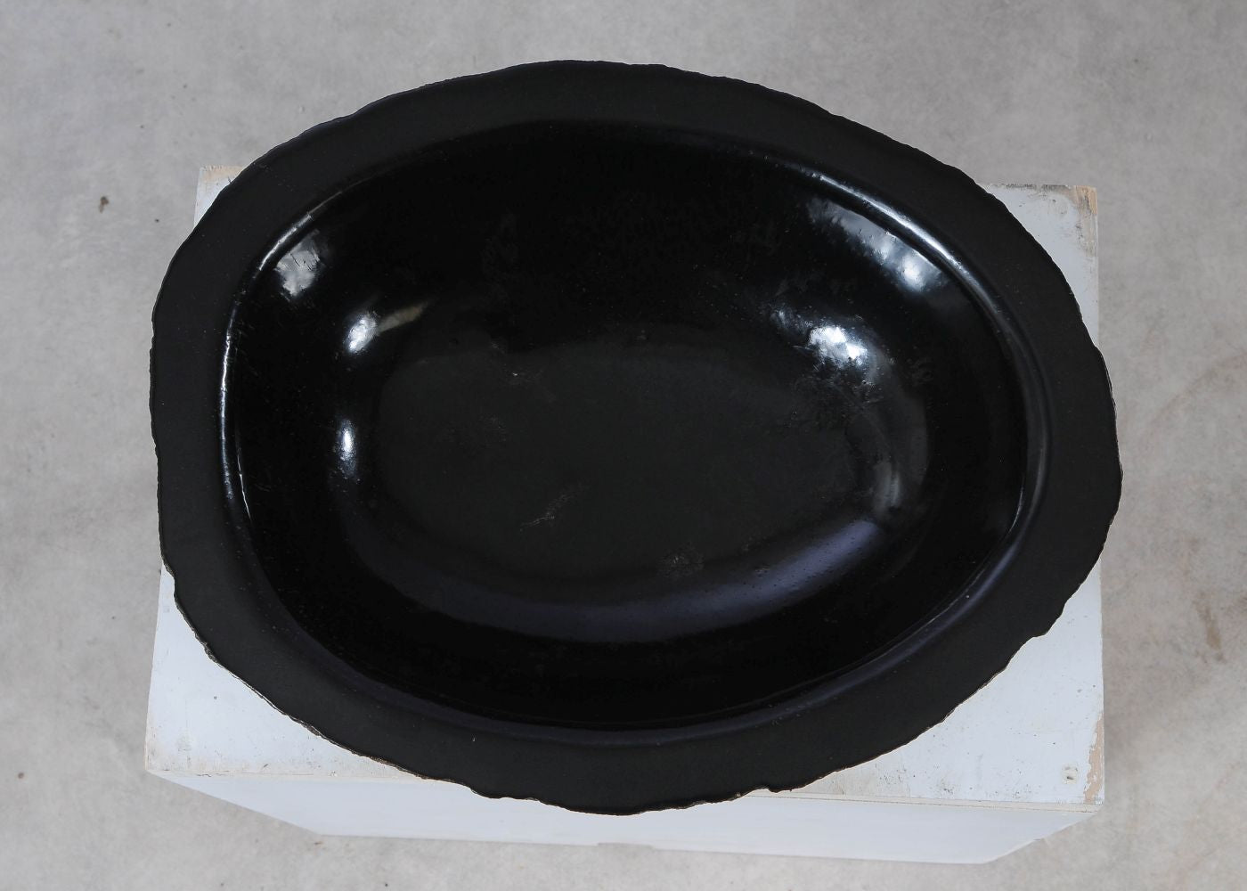 Piatto in legno fossile - 54046