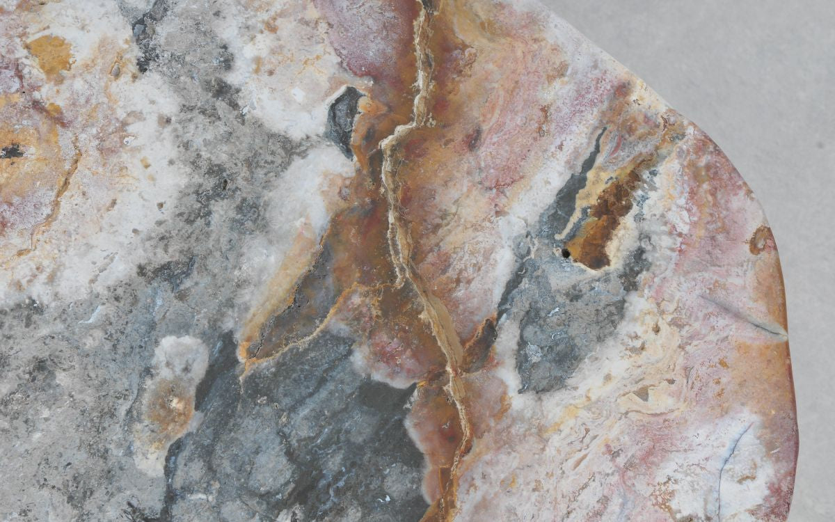 Lastra per tavolino in legno fossile - 43260